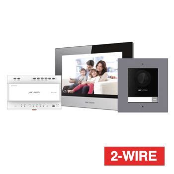 Hikvision Intercom Gen Y Two Wire Intercom Kit Includes X Ds