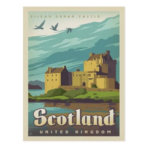 Eilean Donan Castle Scotland Postcard Zazzle