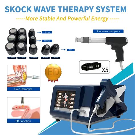 Shockwave Therapy Machine Radial Pulse Wave Therapy For Vibrator Ed Dysfunction Treatment