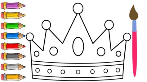 How To Draw A Crown Art For Kids Hub