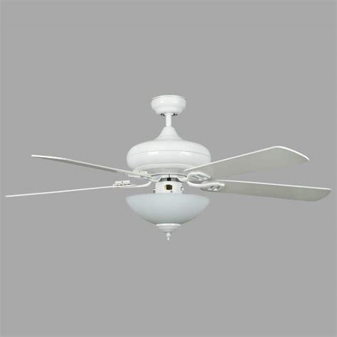 Hampton Bay Gazebo Ii In Indoor Outdoor White Ceiling Fan Yg Wh