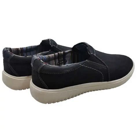 Izod Men S Slip On Casual Jackson Memory Foam Shoe BLACK Size 10 New