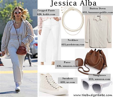 Jessica Alba - The Budget Babe | Affordable Fashion & Style Blog