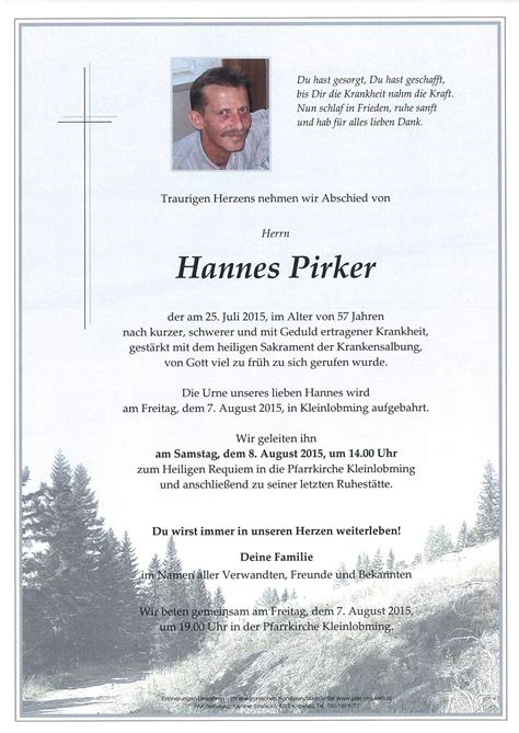 Parte F R Hannes Pirker Pax Requiem