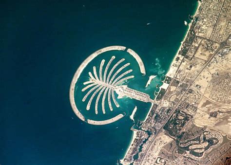 Palm Jumeirah - Dubai on the map