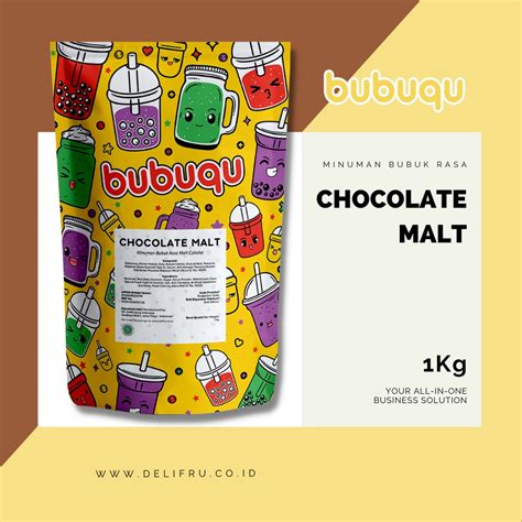 Jual Powder Drink Choco Malt Bubuqu Kg Bubuk Minuman Cokelat Malt