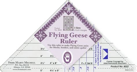 Marti Michell Flying Geese Ruler Nanno Creative