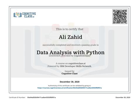 PDF Cognitive Class AI Data Analysis With Python