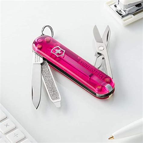 Victorinox Swiss Army Classic Sd Pocket Knife Translucent Pink Mm