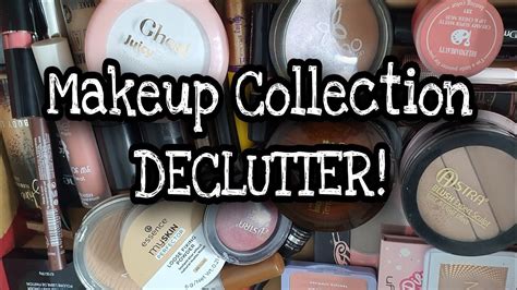 Decluttering My Makeup Collection Youtube