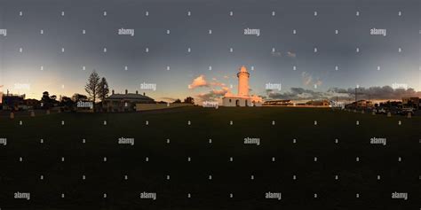 360 View Of Macquarie Lighthouse At Dusk Vaucluse Sydney Australia