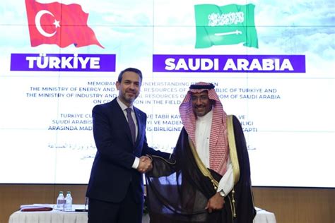 Arab Saudi Turkiye Teken Mou Kerja Sama Pertambangan Antara News