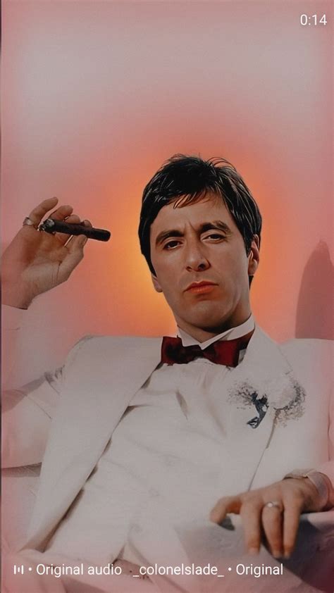 Tony MONTANA Aesthetic Edit Wallpaper Scarface 1983 Tony Montana