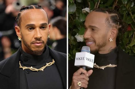 The Hidden Meaning Behind Lewis Hamiltons Met Gala Look Was