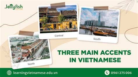 3 VIETNAMESE ACCENTS - 3 MAIN DIALECTS IN VIETNAM