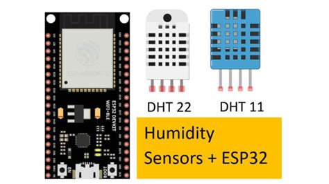 ESP32 With DHT11/ DHT22 Humidity & Temperature Sensor