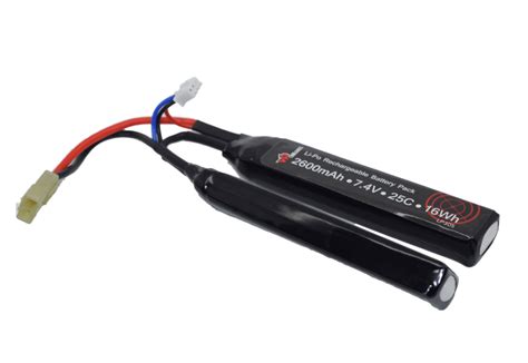 Airsoft 7 4V 2600MAH 25C Lipo Cranstock Battery Airsoft Direct