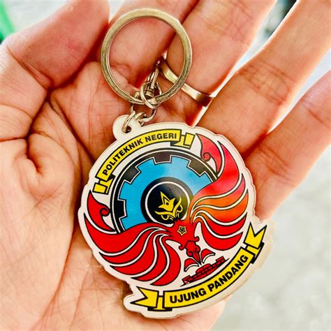 Jual Ganci Akrilik Logo Kampus Pnup Politeknik Negeri Ujung Pandang