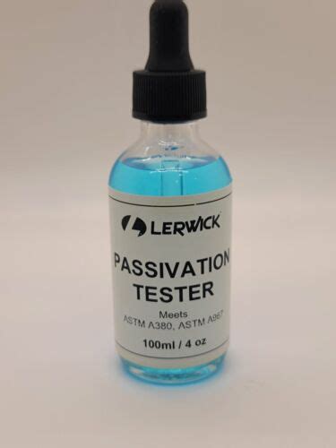 Passivation Tester Kit Corrosion Detector On Stainles Steel Oz Ebay