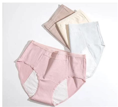 Womens Panties For Periods Menstrual Panties Absorbents High Waist