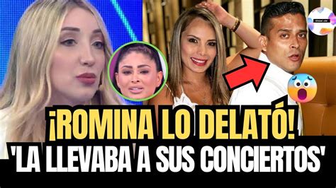 Romina Gachoy Asegura que Christian Domínguez iba Con Su Amante A Sus