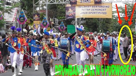 Drumband Smk N Purworejo Kirab Street Parade Kejurkab Drumband