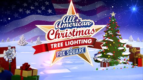 All American Christmas Tree Lighting At Fox Square On Behance