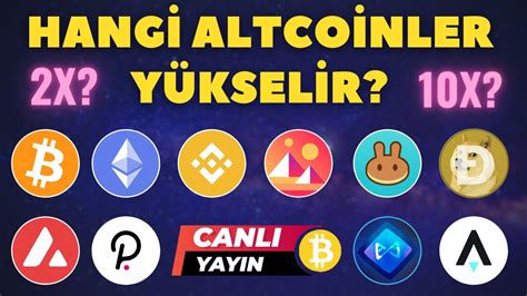 ALTCOİNLER NEDEN YÜKSELMİYOR DOGECOİN YÜKSELİR Mİ CANLI BİTCOİN VE