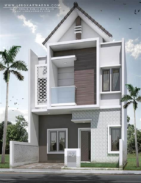 97 Foto Model Rumah 2 Lantai Minimalis 6x12 Tampak Depan Wajib