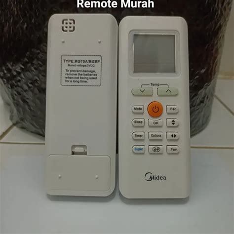 Remote AC Midea RG70A BGEF Lazada Indonesia