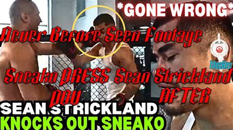 Sneako Press Sean Strickland After Brutal Beatdown Youtube