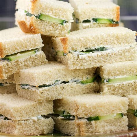 English Cucumber Sandwiches For A Crowd Cooking For An Army