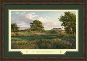 Golf Art Shinnecock Hills Th Hole Framed Print