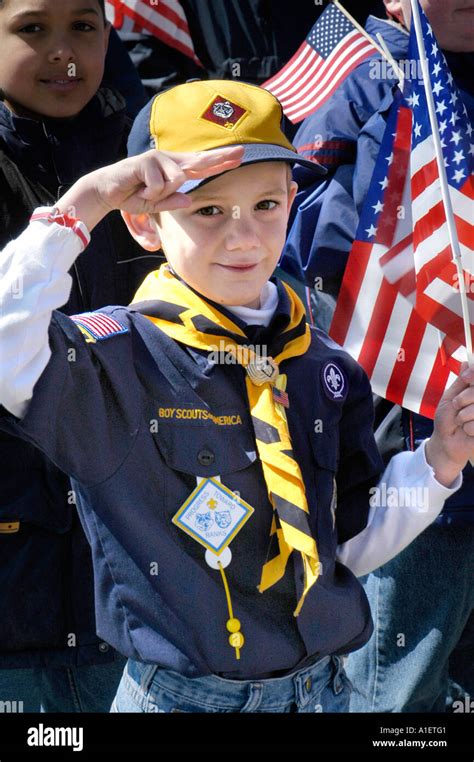 Cub scout salute hi-res stock photography and images - Alamy