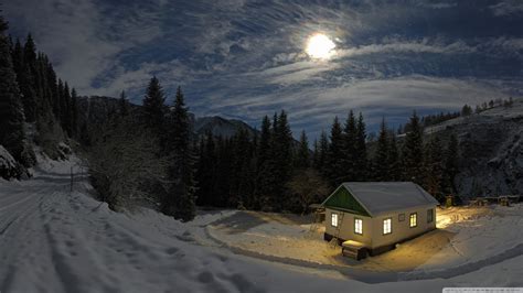 Night Winter Wallpaper Images