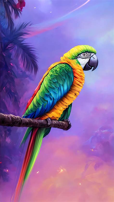 Parrot Art iPhone Wallpaper HD - iPhone Wallpapers