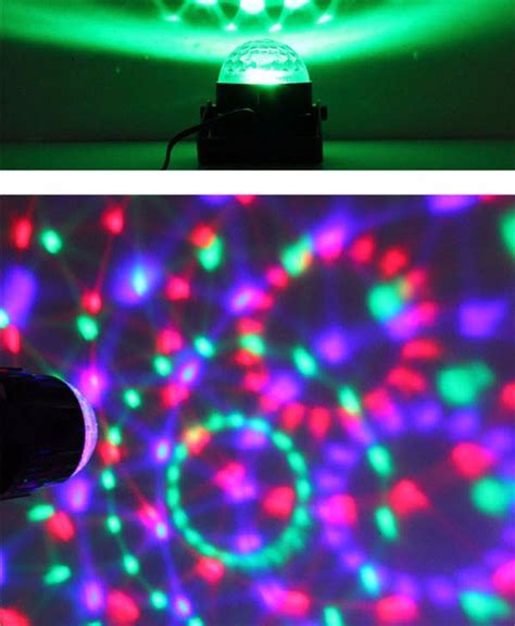 Mini W Rgb Led Crystal Magic Ball Stage Effect Lighting Disco Light