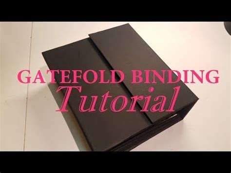 Gatefold Binding Tutorial Fast And Easy Mini Album Tutorial Mini