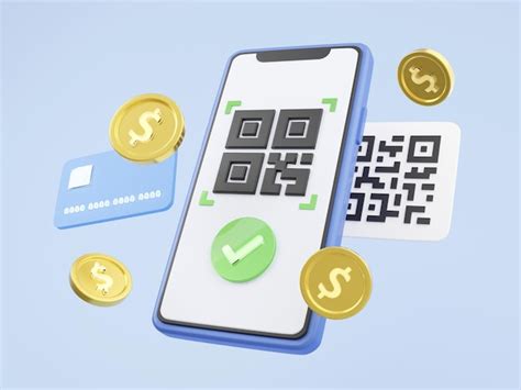 Un teléfono inteligente con un código qr y un código qr en la pantalla