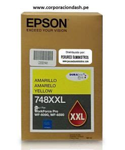 Tinta Epson 748XXL Yellow WorkForce Pro WF 6590 WF 8590