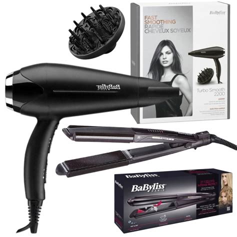 ZESTAW DO WŁOSÓW BABYLISS SUSZARKA PROSTOWNICA 12387567295