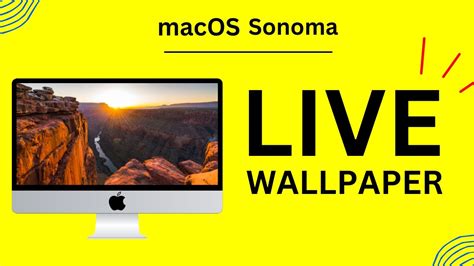 Macos Sonoma Live Wallpaper How To Set Live Wallpaper On Mac Youtube