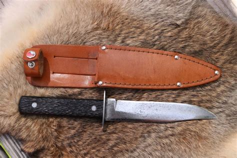 Vintage Imperial Fixed Blade Knife With Original Sheath