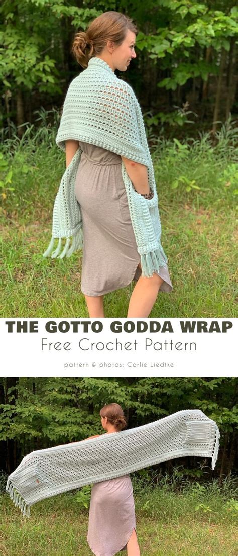 Pocket Shawl Wraps Best Free Crochet Patterns Artofit