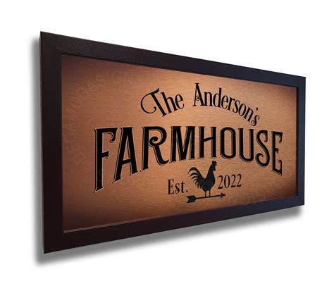 Personalized Farmhouse Sign | Farmhouse Decor | Farmhouse Signs