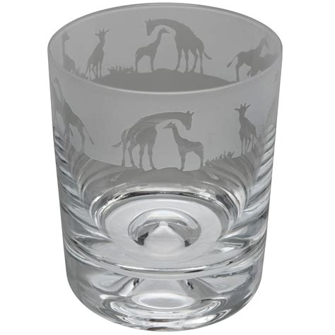 Animo Glass Whisky Tumbler Giraffe Ts Direct 2 U