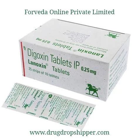 Dixin Lanoxin Digoxin 0 25mg Tablet 10 Tablets Prescription At Rs 13