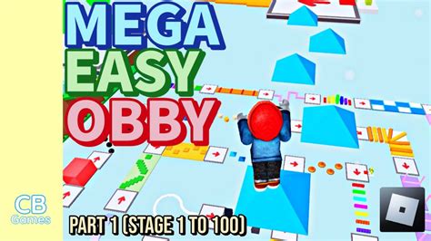 Mega Easy Obby Roblox Part Stage To Youtube