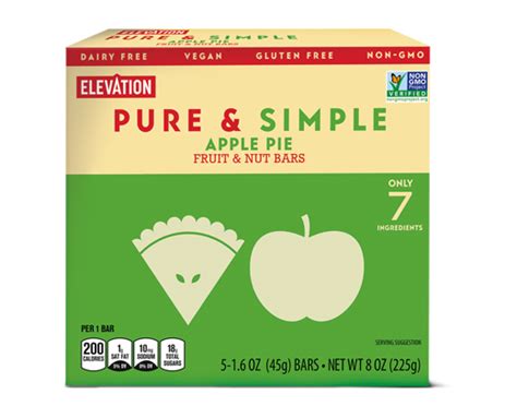 Pure Simple Fruit Nut Bars Assorted Varieties Elevation ALDI US