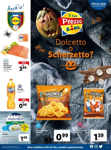 Volantino Lidl Speciale Halloween Fino Al 25 10 Dal 19 10 2020